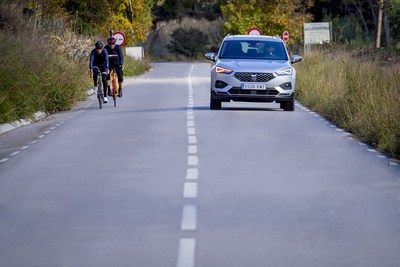 Active Safety systems play an increasingly important role in protecting road use (PRNewsfoto/SEAT)
