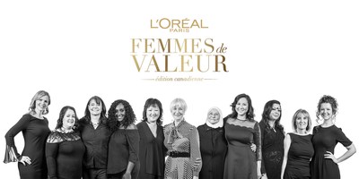 Dame Helen Mirren et les Femmes de Valeur mises en nomination pour 2018. (Crdit photo : L'Oral Paris a/s Ryan Emberley) (Groupe CNW/L'Oral Paris Canada)