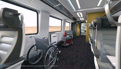 VIA Rail Photo Train Interior Accessability (CNW Group/VIA Rail Canada Inc.)
