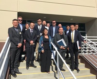Qiantu and Mullen Technologies teams in Moreno Valley