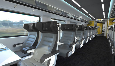 VIA Rail Photo Train Interior Business A (Groupe CNW/VIA Rail Canada Inc.)