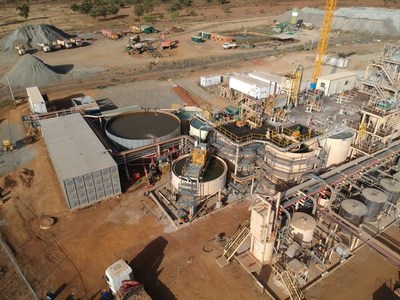 Image 2:  Expanded Process Plant at Yaramoko (CNW Group/Roxgold Inc.)