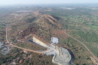 Image 1: Aerial View of Bagassi South Mine (CNW Group/Roxgold Inc.)