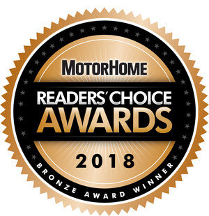 Rear View Safety Wins Bronze Award in 2018 Motor Home Reader's Choice Survey