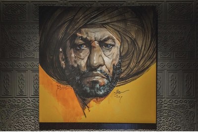 UNTITLED by Saeed Akhtar, oil on canvas