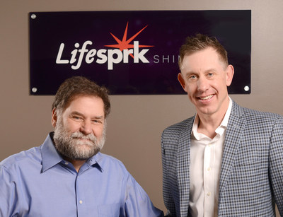 Independence Officer Dr. Bill Thomas (left) and CEO Joel Theisen announce Lifesprk Health.