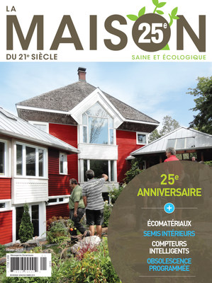 Couverture du magazine La Maison du 21e sicle, hiver 2019 (volume 26 numro 1). (Groupe CNW/ditions du 21e sicle Inc.)