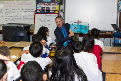 Subaru of America President & CEO, Tom Doll, Joins Volunteers in Delivering 5,000 Books to Local Camden Schools; Automaker Donates Books as Part of the 