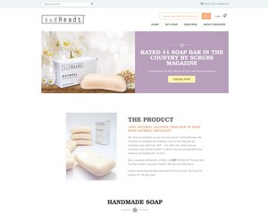 All-Natural Soap Company sudHeadz Announces Newly Redesigned Website
