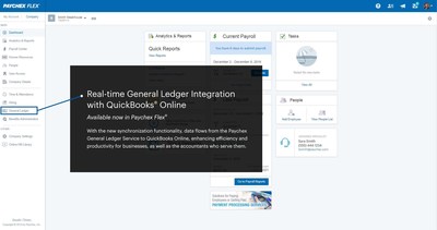 With the new synchronization functionality, data flows from the Paychex General Ledger Service to QuickBooks Online, enhancing efficiency and productivity for businesses, as well as the accountants who serve them. With the new synchronization functionality, data flows from the Paychex General Ledger Service to QuickBooks Online, enhancing efficiency and productivity for businesses, as well as the accountants who serve them.