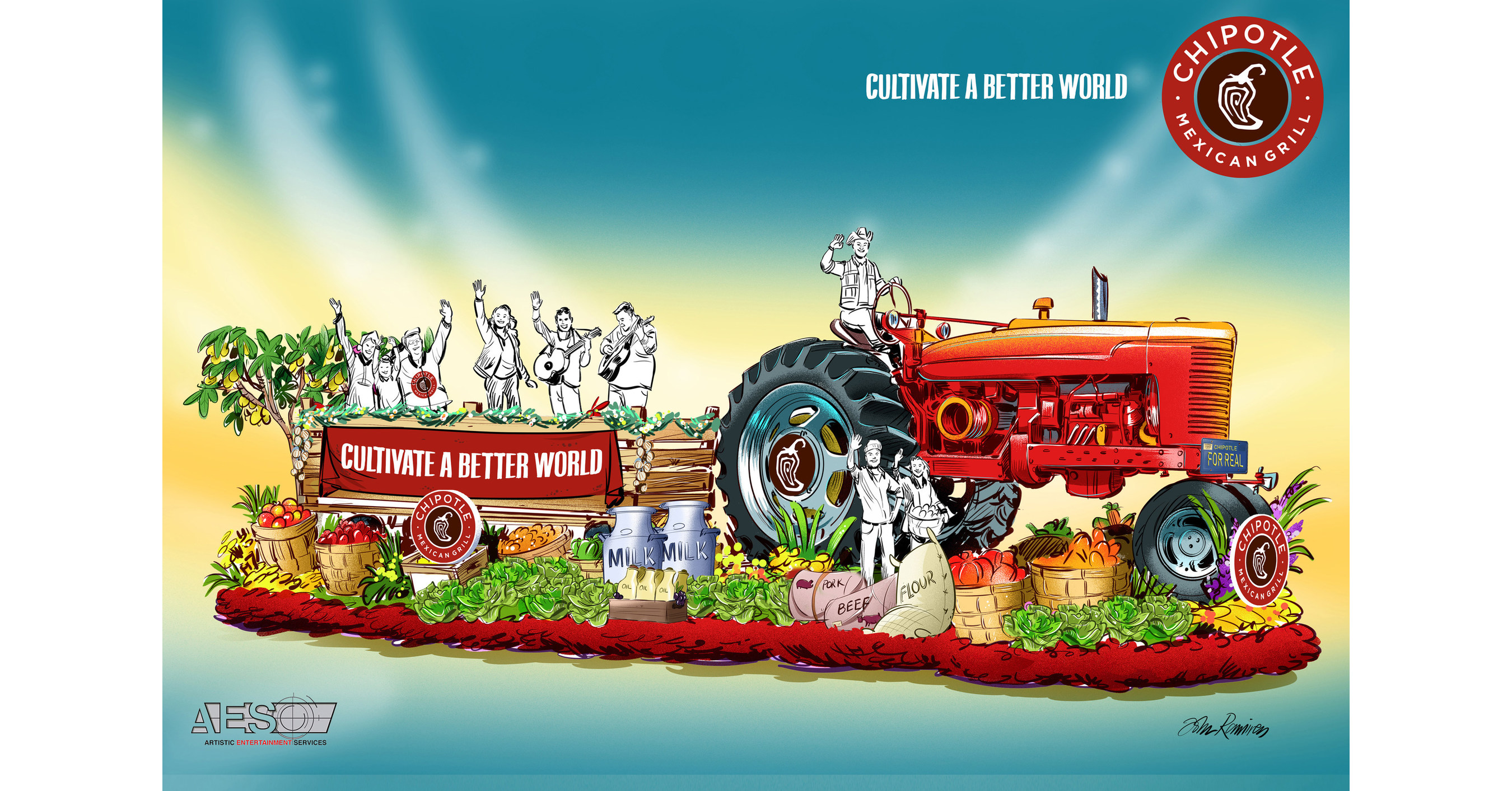 Chipotle Cultivates A Better World With FirstEver Float In The 130th