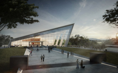 Rendering of the National Museum of Intelligence and Special Operations