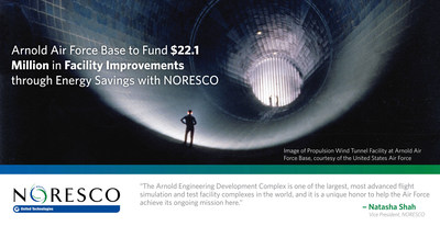 NORESCO, a national leader in energy efficiency and infrastructure solutions, is implementing $22.1 million in facility improvements at Arnold Air Force Base (AFB) in Tennessee, through an energy savings performance contract (ESPC).