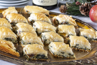 Whether it’s for a holiday party, New Year’s Eve get-together or just because, these creamy-dreamy savory Mediterranean Stuffed Phyllo Crisps are always a hit. Visit EasyHomeMeals.com for terrific Holiday recipes!