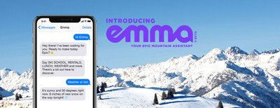Emma, the world's first digital mountain assistant, is now available at nine world-class ski resorts.