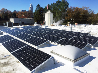 Thanks to a solar rebate from Duke Energy, Birdsong Brewery in Charlotte, N.C., was able to become the first brewery in the city to install a rooftop solar array.
