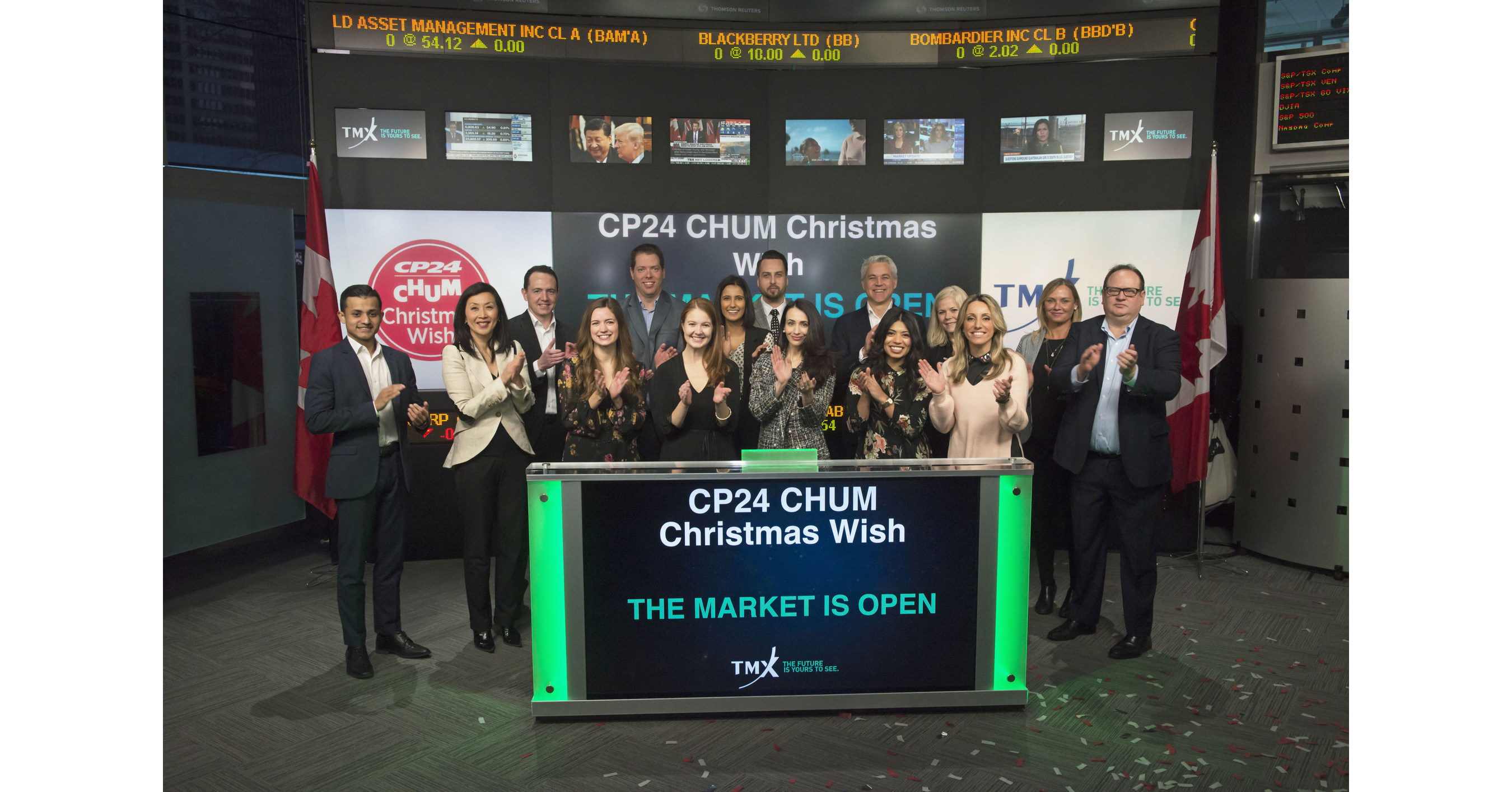 CP24 CHUM Christmas Wish Opens the Market