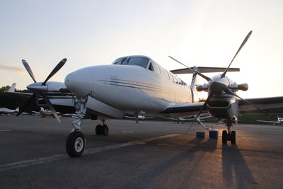A modern take on air travel. Fly Louie travelers fly on luxury eight-seat turboprop planes from private terminals, which means they arrive 15 minutes prior to departure, park steps from the plane, and skip the lines. Fly Louie's preferred aircraft include the King Air 350.