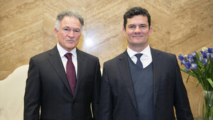 Dionisio Gutiérrez se reúne con el juez Sergio Moro en evento en Madrid