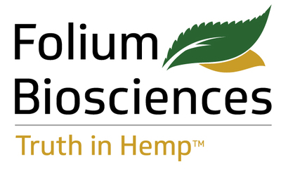 Folium Biosciences has been certified by the CDPHE (Colorado Department of Public Health and Environment) as a producer of 0.0% THC products and has been issued Free Sale Certification. Their chromatographic purification process has been able to selectively remove the only psychoactive component, Delta 9-THC, from the phytocannabinoid-rich hemp oil. The absence of detectable THC is confirmed through High Performance Liquid Chromatography (HPLC) tests. (PRNewsfoto/Folium Biosciences) Folium Biosciences has been certified by the CDPHE (Colorado Department of Public Health and Environment) as a producer of 0.0% THC products and has been issued Free Sale Certification. Their chromatographic purification process has been able to selectively remove the only psychoactive component, Delta 9-THC, from the phytocannabinoid-rich hemp oil. The absence of detectable THC is confirmed through High Performance Liquid Chromatography (HPLC) tests. (PRNewsfoto/Folium Biosciences)