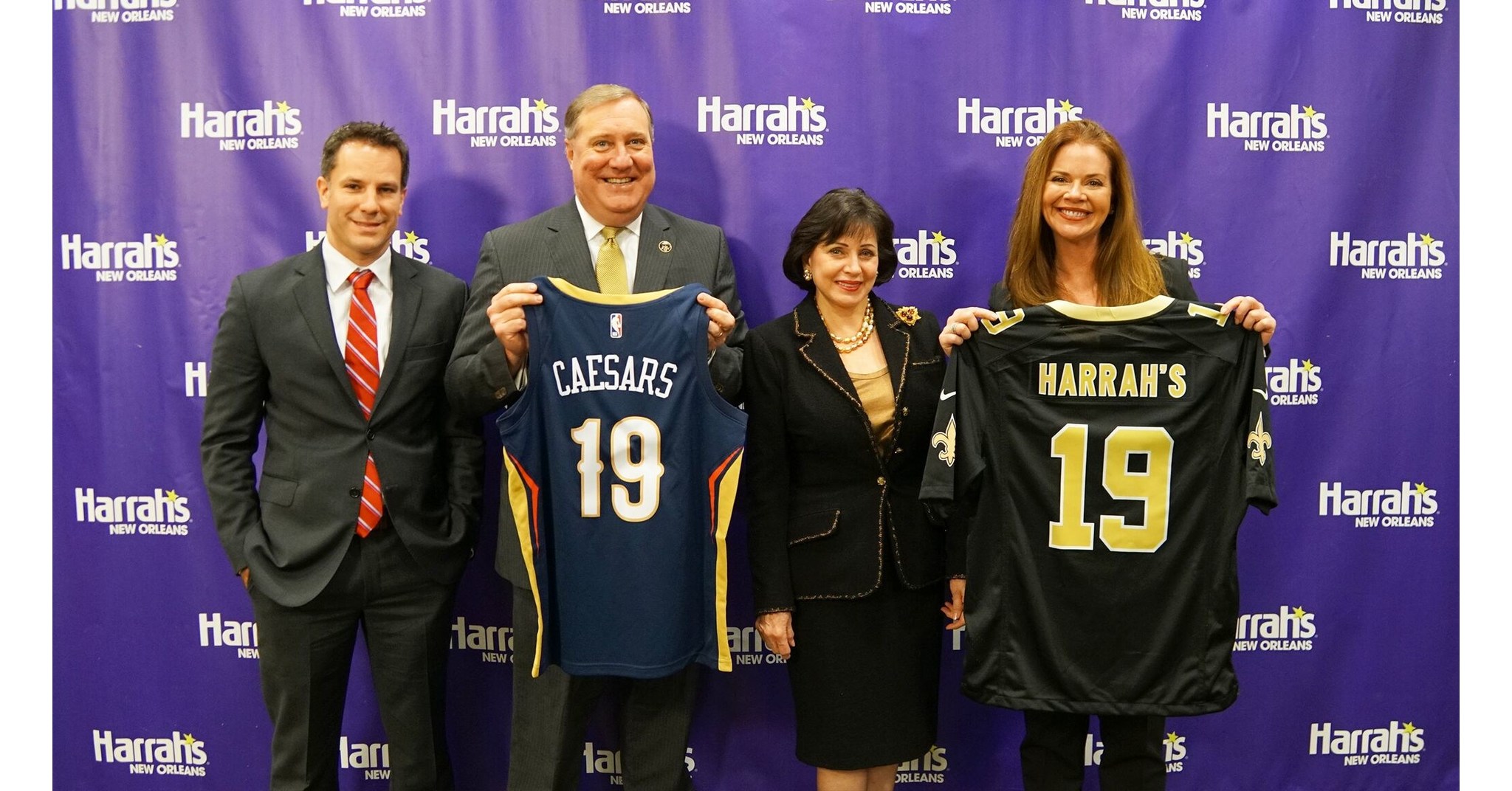 New Orleans Saints and Pelicans Select Harrah's New Orleans As