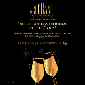 #GoGrand This New Year's Eve at Grand Hyatt Mumbai