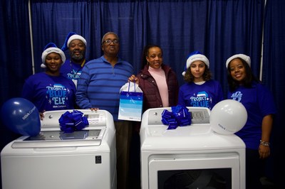 BBVA Compass volunteers selected one family in each community to receive a surprise holiday gift.
