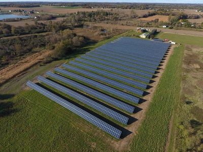 Harvest Energy Solutions solar system installed at Harvest Energy Lenawee in Lenawee County, MI.