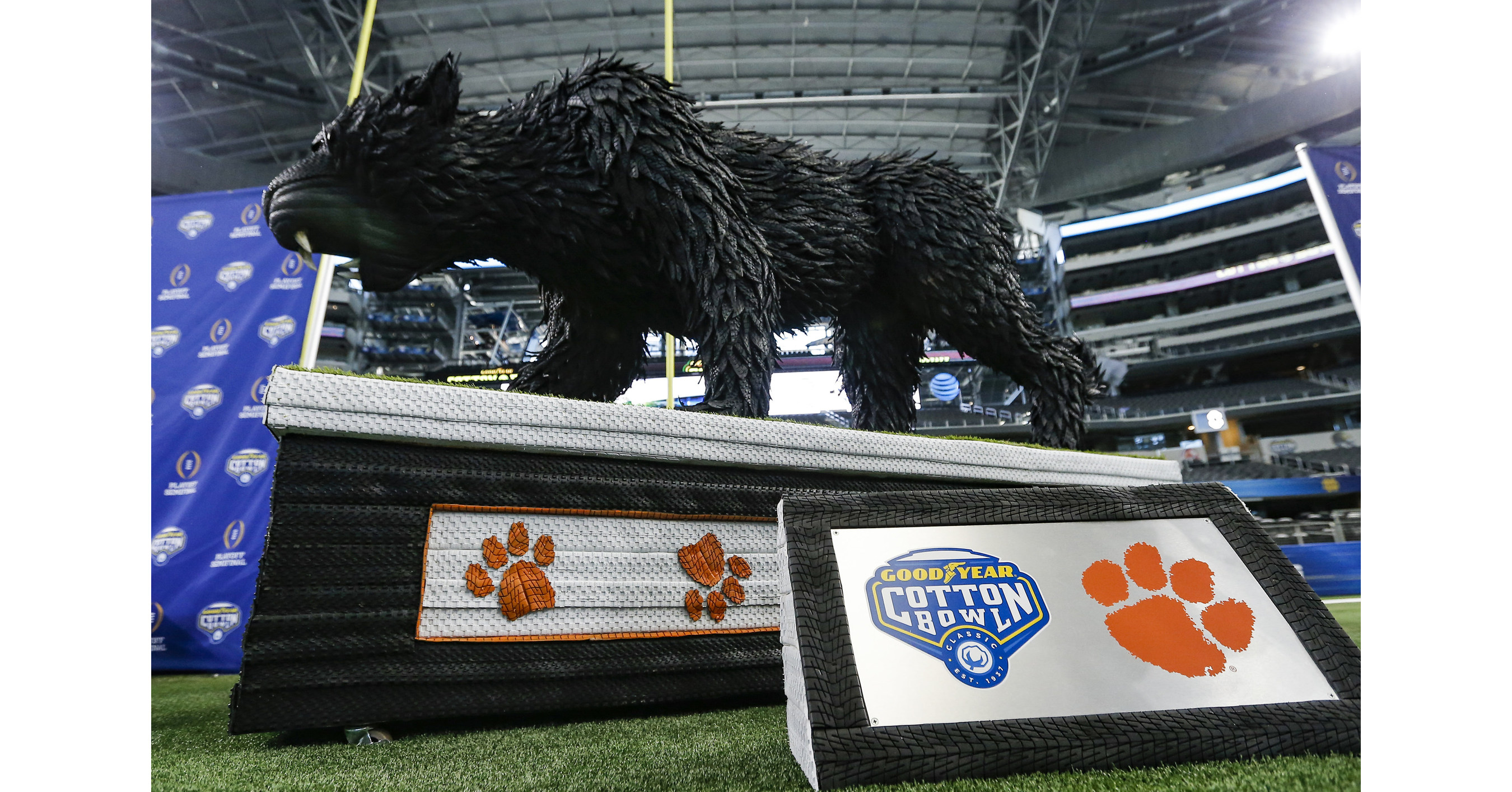 Green Wave tire mascot will be a souvenir of historic Cotton Bowl win