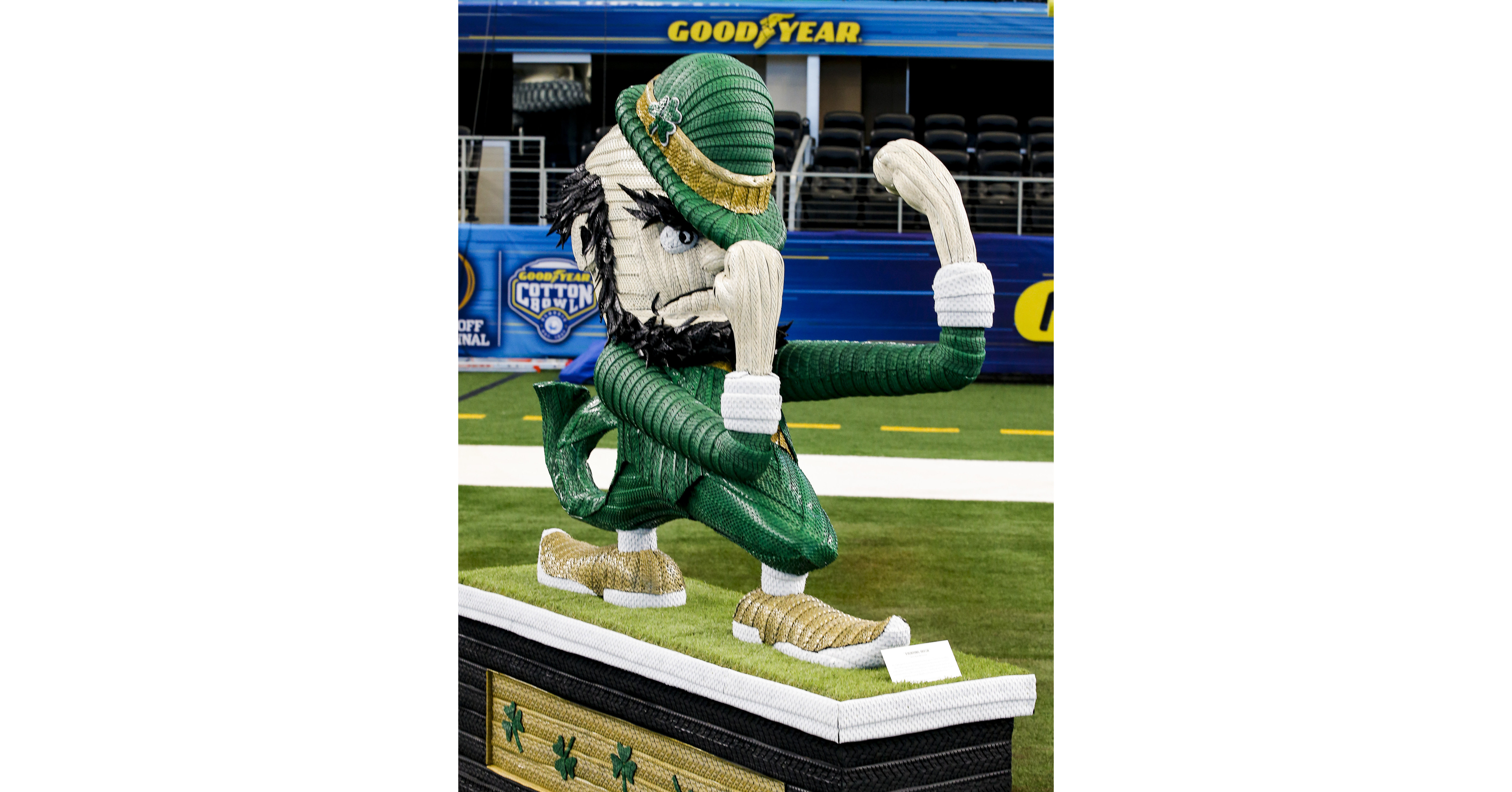 Green Wave tire mascot will be a souvenir of historic Cotton Bowl win