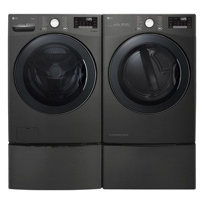 The complete system of ultra-large capacity washer, convenient SideKick™ pedestal washer, and DUAL Inverter Heat Pump™ dryer makes it possible to run two loads at once while gently drying a third at low temperature.