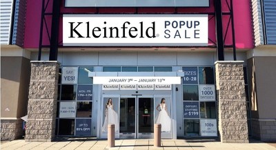 The Kleinfeld Pop-Up Shop opens in The Mall at Mill Creek in Secaucus, New Jersey, January 3rd thru January 13, 2019.