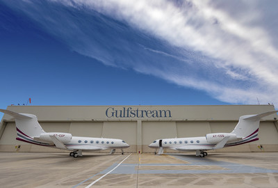 Gulfstream made the first two international deliveries of the new G500 aircraft. Gulfstream made the first two international deliveries of the new G500 aircraft.