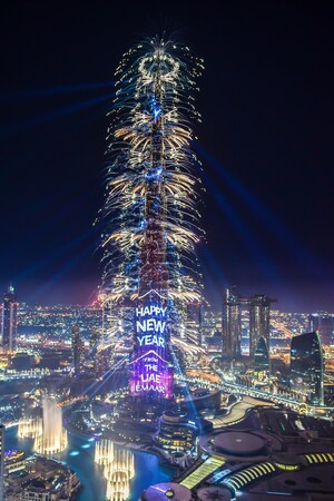 Emirados Árabes Unidos encantam o mundo com festividades espetaculares do Ano Novo de 2019 em Downtown Dubai