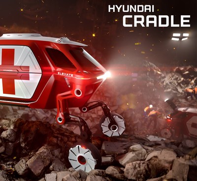 Innovative Hyundai ‘Elevate' Walking Car Concept Creates a New Vehicle Category, the UMV, Ultimate Mobility Vehicle
