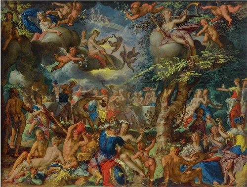 A Banquet of the Gods - Joachim Anthonisz Wtewael (c.1566 - c.1638) (PRNewsfoto/Artprice.com)