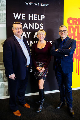 McCann Health's John Cahill (left), Global Chief Executive Officer and Linda Szyper (middle), Global Chief Operations Officer, welcome Matt Eastwood (right) as Global Chief Creative Officer to the agency. Matt, most recently serving as Worldwide Chief Creative Officer at J. Walter Thompson Co., brings a background of innovation and creative prowess spanning over 25 years to McCann Health.