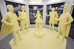 Half-Ton Butter Sculpture Highlights 'Choose PA Dairy' Campaign