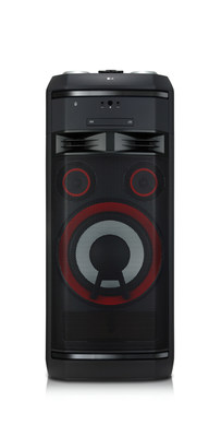 LG’s high-end XBOOM (model OL100) delivers a robust 2,000W output, employing a proprietary Blast Horn to improve high-frequency reproduction and bass performance; creating sound users can feel as well as hear.