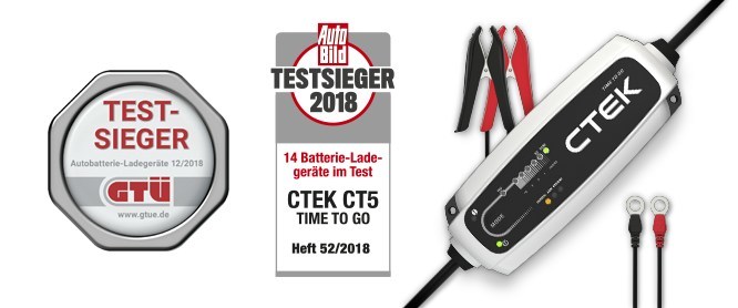 CTEK Announced as Winner in Autobild Battery Charger Test