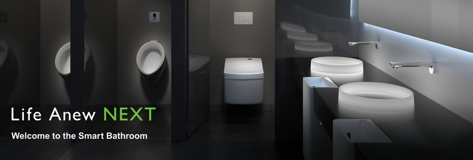 This year, TOTO expands its overarching “Life Anew” global brand message with “Life Anew NEXT,” a new key message that encompasses smart, fully connected bathrooms and enhanced intelligent toilet experiences. Collaborating with innovative companies from leading industries across the globe, TOTO will develop the next generation of IoT-enabled public restrooms and home bathrooms of the future.