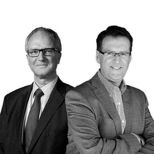 Ted Verkade, CEO of Baker Tilly International, and Grant Galbraith, chair of Baker Tilly Canada Cooperative (CNW Group/Collins Barrow National Cooperative Incorporated)