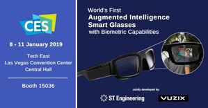 Vuzix and ST Engineering Launch the World's First Augmented Intelligence Biometric-Enabled Smart Glasses Platform