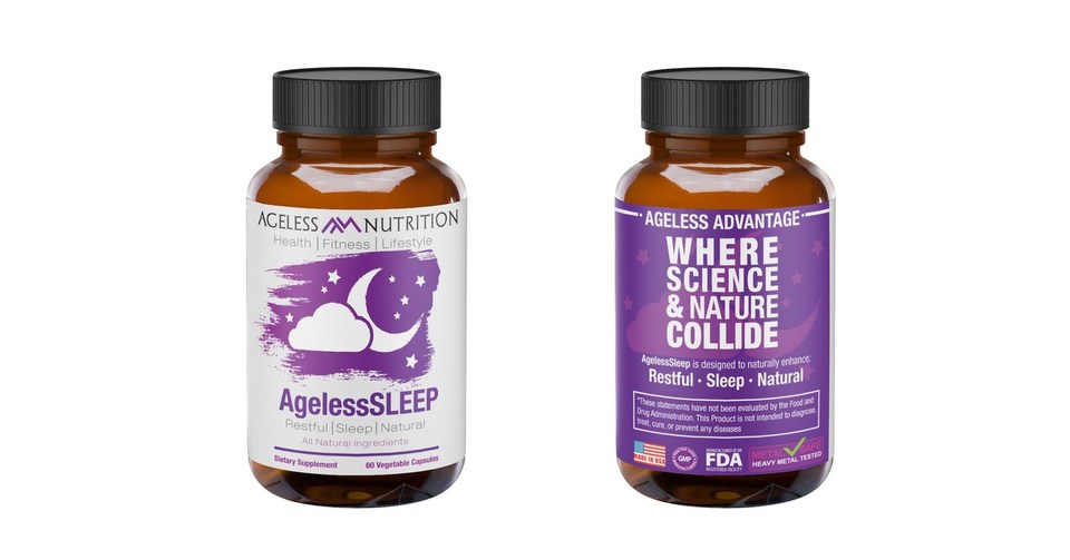 Ageless Nutrition Launches AllNatural Sleep Aid Supplement