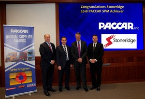 Stoneridge Recognized as a Top-Performing Supplier by PACCAR