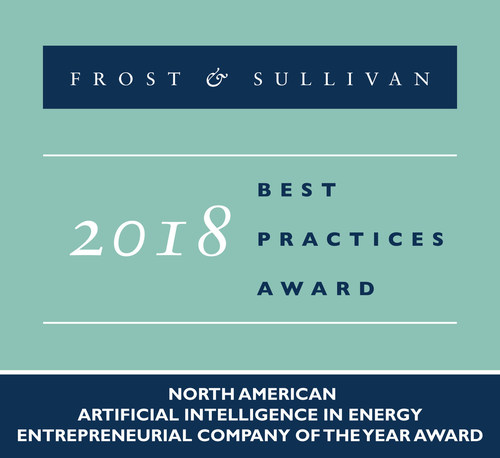 2018 North American Artificial Intelligence in Energy Entrepreneurial Company of the Year Award (PRNewsfoto/Frost & Sullivan)