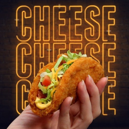 The Nacho Cheese Naked Chicken Chalupa, available now at Taco Bell Canada. (CNW Group/Taco Bell Canada)