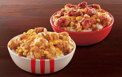 KFC Famous Bowls, a customer favorite, combine some of KFC’s most iconic and craveable ingredients into one delectable, affordable and hearty dish. It’s a pound of food for only $3 (for a limited time).