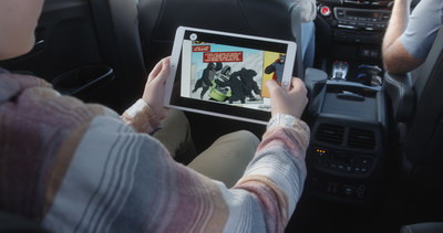 Honda Dream Drive: Passenger app offers passengers the ability to play mixed reality games, watch movies, listen to music, read original comics stories, use travel applications, explore new points of interest along the route, and control the radio and cabin features – all from the passenger’s mobile device.