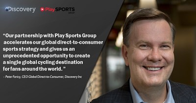 Peter Faricy, CEO, Global Direct to Consumer at Discovery Inc.